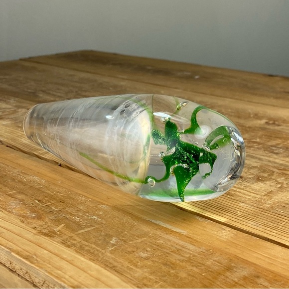 Vicke Lindestrand Seaweed Vase Produced By Kosta Sweden Art Glass Vase - Picture 8 of 11